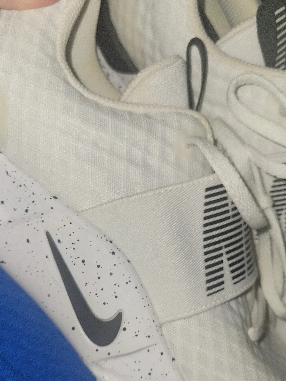 Nike Women’s White In-season Sneakers with Black Accents